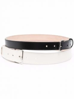 Alexander McQueen tow-tone leather belt