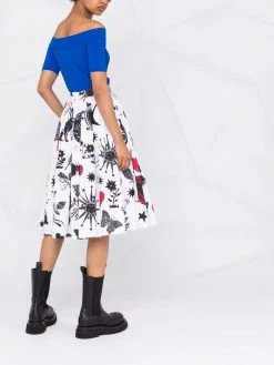 Alexander McQueen off-shoulder knitted top