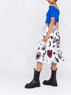 Alexander McQueen off-shoulder knitted top