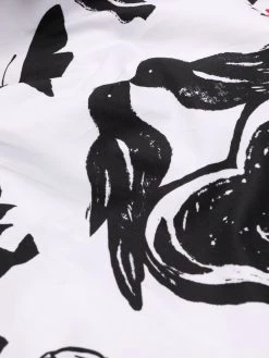 Alexander McQueen abstract-print shift-shirt dress