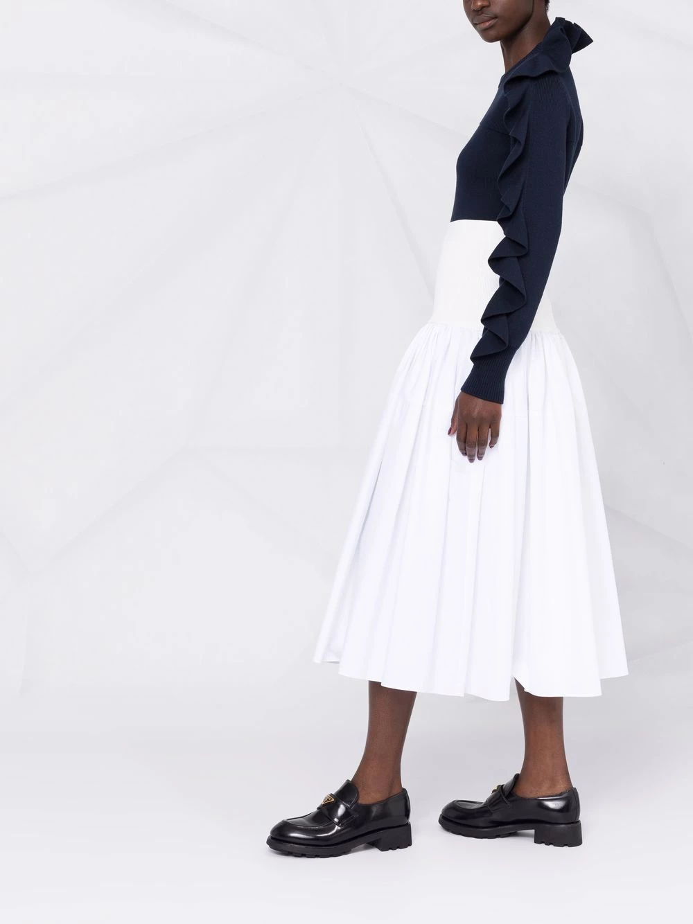 Cheap 🛒 Alexander McQueen Asymmetric ruffled jumper 💯 6 Alexander McQueen asymmetric ruffled jumper