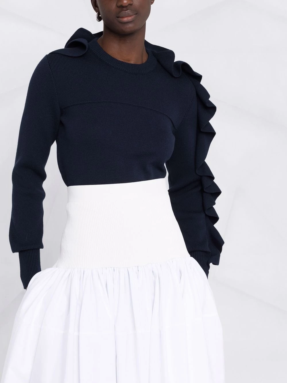 Cheap 🛒 Alexander McQueen Asymmetric ruffled jumper 💯 5 Alexander McQueen asymmetric ruffled jumper