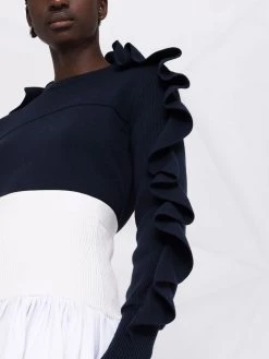 Cheap 🛒 Alexander McQueen Asymmetric ruffled jumper 💯 8 Alexander McQueen asymmetric ruffled jumper