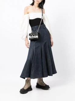 Alexander McQueen mini jewelled satchel bag