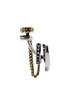 Alexander McQueen Punk multi-chain ear cuff