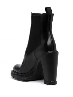 Alexander McQueen Tread Heeled Chelsea Boots