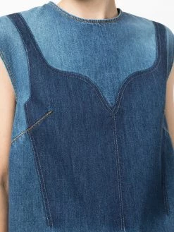 Alexander McQueen short-sleeve denim top