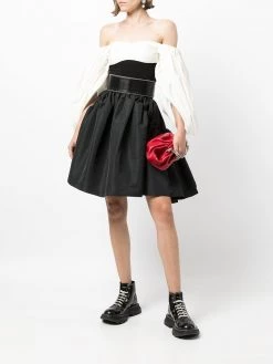 Alexander McQueen high-waisted A-line skirt