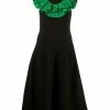 Alexander McQueen sculptural ruffled knit dress