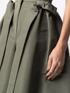 Alexander McQueen wide-leg tie-detail trousers