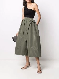 Alexander McQueen wide-leg tie-detail trousers