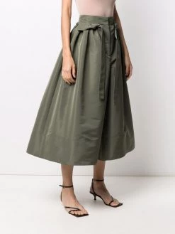 Alexander McQueen wide-leg tie-detail trousers