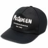 Alexander McQueen logo-print cap