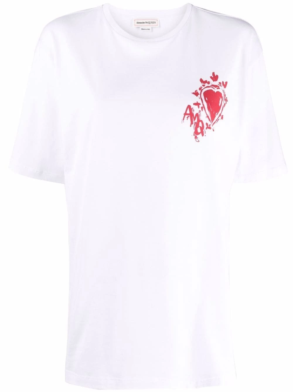 Discount ๐ฏ Alexander McQueen Heart Papercut print T ๐ shirt ๐ 1 Alexander McQueen Heart Papercut print T-shirt