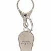 Alexander McQueen logo-print skull keyring