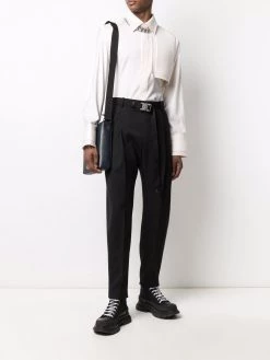 Alexander McQueen pleated tailored trousers