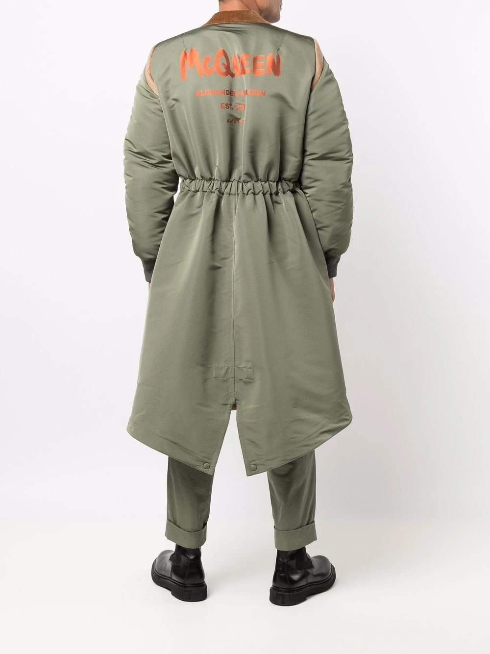 New ๐ฏ Alexander McQueen McQueen Graffiti hybrid ๐งฅ coat ๐ 7 Alexander McQueen McQueen Graffiti hybrid coat