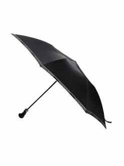 Alexander McQueen logo trim umbrella