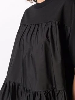 Alexander McQueen ruffle-trim flared blouse