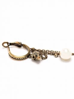 Alexander McQueen skull hoop ear cuff
