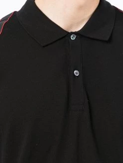 Alexander McQueen logo-trim polo shirt
