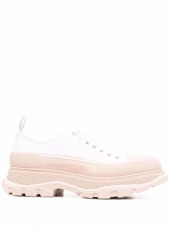 Alexander McQueen ridged-sole lace-up sneakers