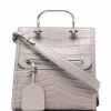 Alexander McQueen The Short Story crocodile-effect bag