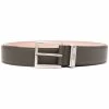 Alexander McQueen leather square-buckle belt