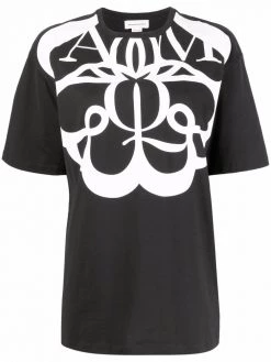 Alexander McQueen Exploded Seal logo-print T-shirt