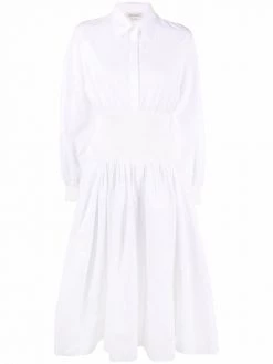 Alexander McQueen knitted insert shirt dress
