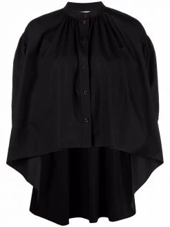 Alexander McQueen puff-sleeve cotton blouse