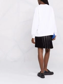 Alexander McQueen logo-print crew neck sweatshirt