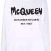 Alexander McQueen logo-print crew neck sweatshirt