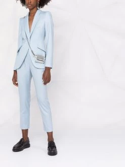 Alexander McQueen slim-fit wool trousers