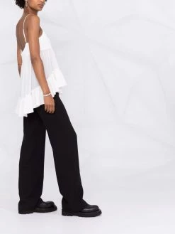 Alexander McQueen ruffled-hem top