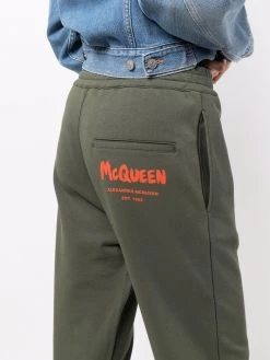 Alexander McQueen tapered cotton track pants