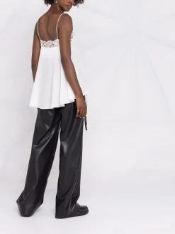 Alexander McQueen lace-trim top