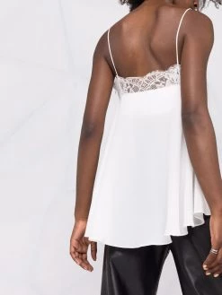 Alexander McQueen lace-trim top