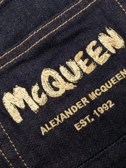 Alexander McQueen slim-fit denim jeans