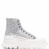 Alexander McQueen glitter-embellished Tread Slick boots