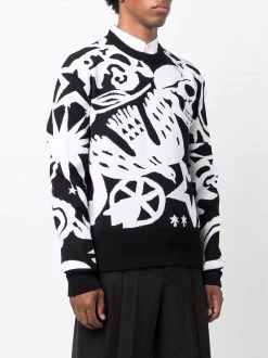 Promo ๐ Alexander McQueen Skull intarsia jumper ๐ 7 Alexander McQueen skull-intarsia jumper