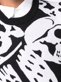 Promo ๐ Alexander McQueen Skull intarsia jumper ๐ 9 Alexander McQueen skull-intarsia jumper