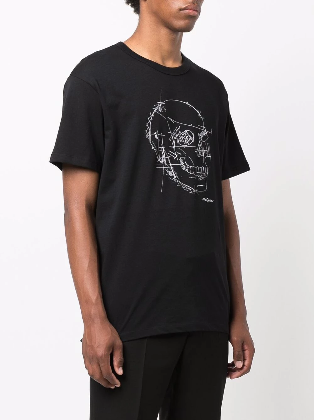 Outlet โ Alexander McQueen Illustrated skull print T ๐ shirt ๐ฏ 3 Alexander McQueen illustrated skull-print T-shirt