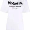 Alexander McQueen logo graffiti T-shirt