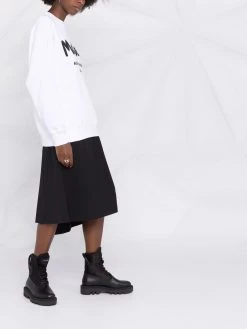 Alexander McQueen logo-print cotton sweatshirt