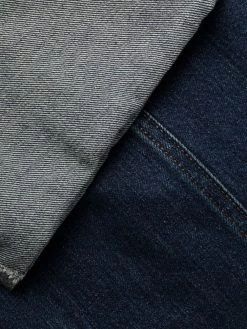 Alexander McQueen contrast-stitching wide-leg jeans