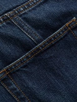 Alexander McQueen contrast-stitching wide-leg jeans