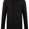 Alexander McQueen logo-patch long-sleeve shirt