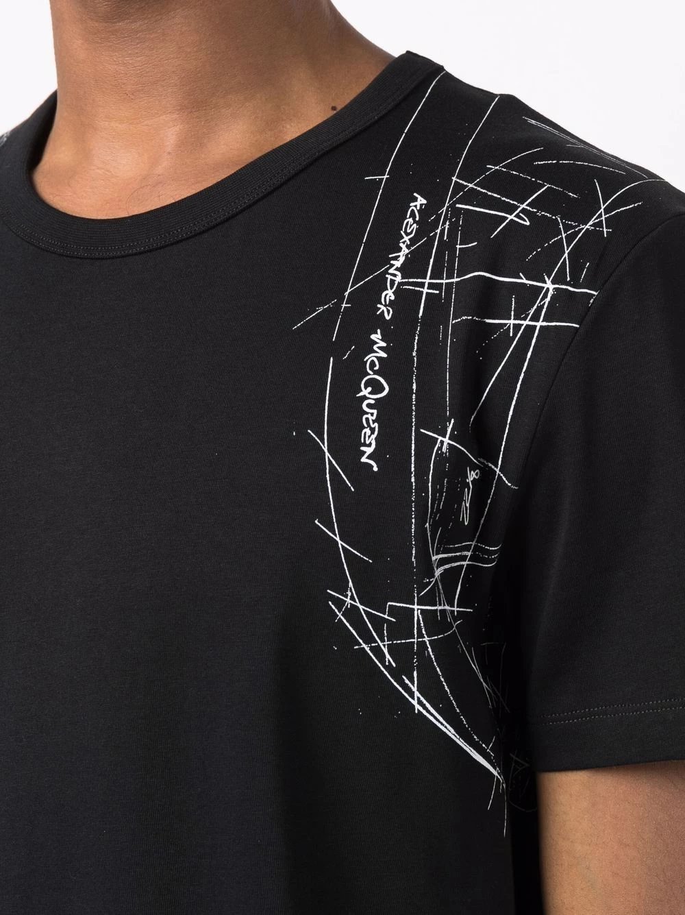 Outlet โ Alexander McQueen Illustrated print T ๐ shirt โ๏ธ 5 Alexander McQueen illustrated-print T-shirt