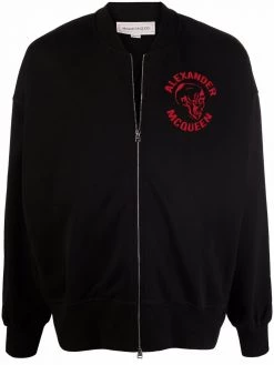 Alexander McQueen skull-print bomber jacket